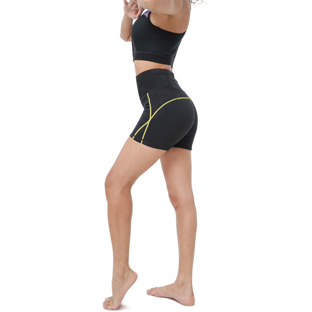 Women Short Wetsuit with Back-Zipper-Pocket