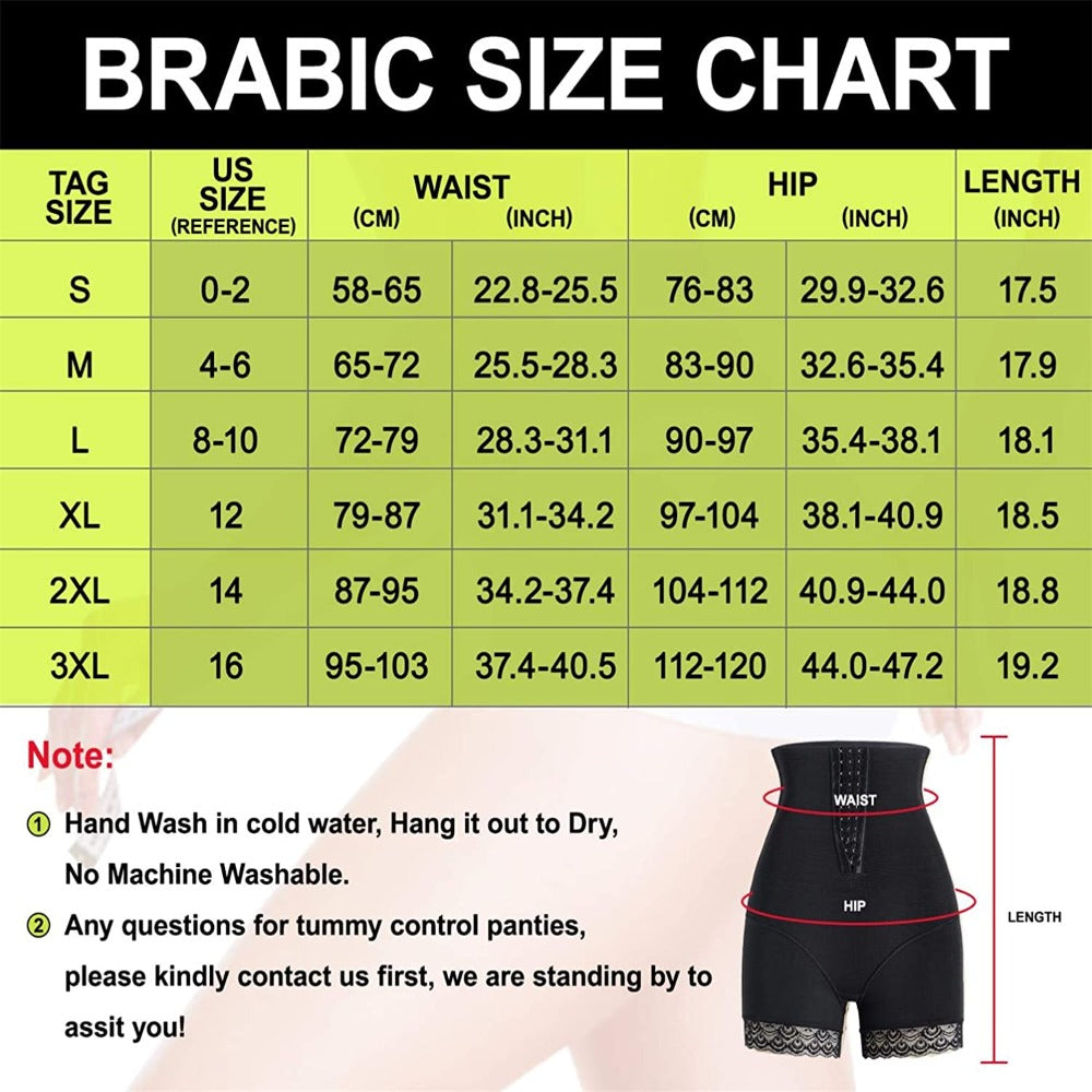 Brabic Women's Butt Lifter Tummy Control
